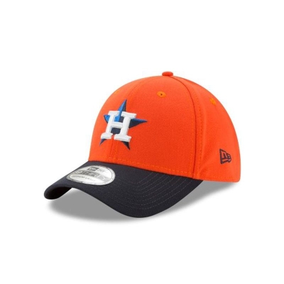 Blue Houston Astros Hat - New Era MLB Team Classic 39THIRTY Stretch Fit Caps USA0189643